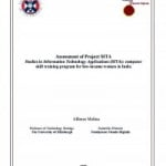 SITA – Studies in Information Technology Applications (SITA): COmputer Skill Training Program for Low-income Women in India