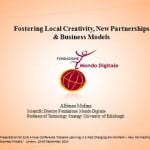 Fostering Local Creativity, New Partnerships & Business Models