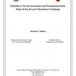 Hybridity in Social Innovation and Entrepreneurship: State of the Art and Theoretical Challenge