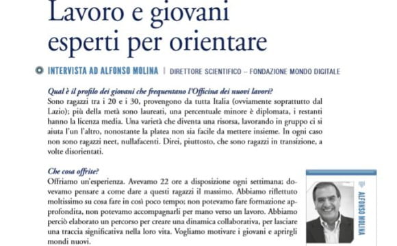 Palestra dell’Innovazione. Mondo Digitale e Google insieme per “allenare” i giovani alle professioni tech