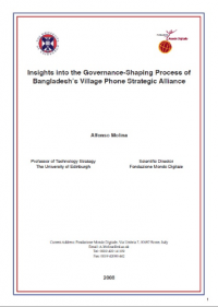 Insights into the Governance-Shaping Process of Bangladesh’s Village Phone Strategic Alliance