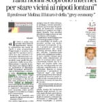 “Tanti nonni scoprono Internet per stare vicino ai nonni lontani”. Il prof Molina: il futuro è della “green economy”